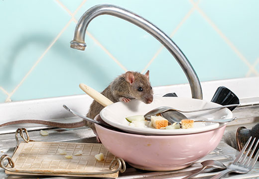 rat in kitchen