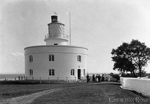 old photo of lighthouse